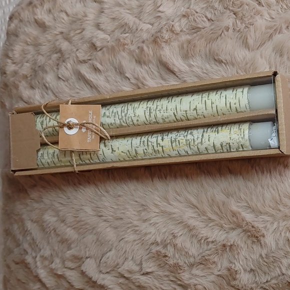 New Birch Gather 2 Pack Taper Candles - Picture 2 of 5